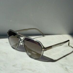 NWT Carrera Aviator Sunglasses in Transparent Crystal Grey
